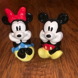 Mickey and Minnie Salt and Pepper Shakers